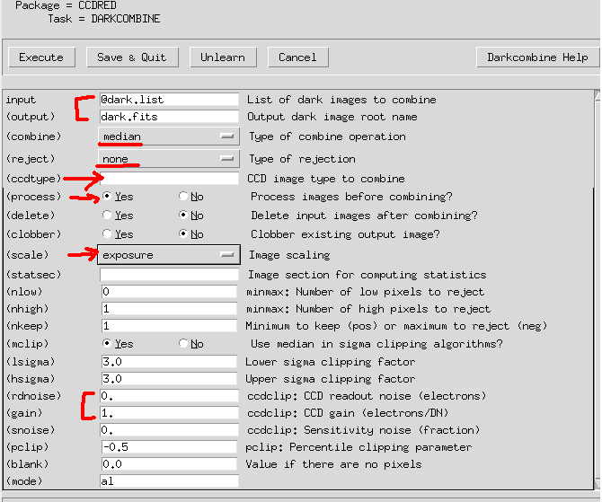 IRAF_darkcombine